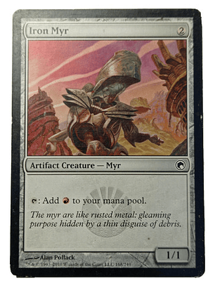 Carta Magic Iron Myr [scars Mirrodin] Mtg Artifact