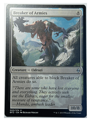 Carta Magic Breaker Of Armies [zendikar] Mtg Eldrazi