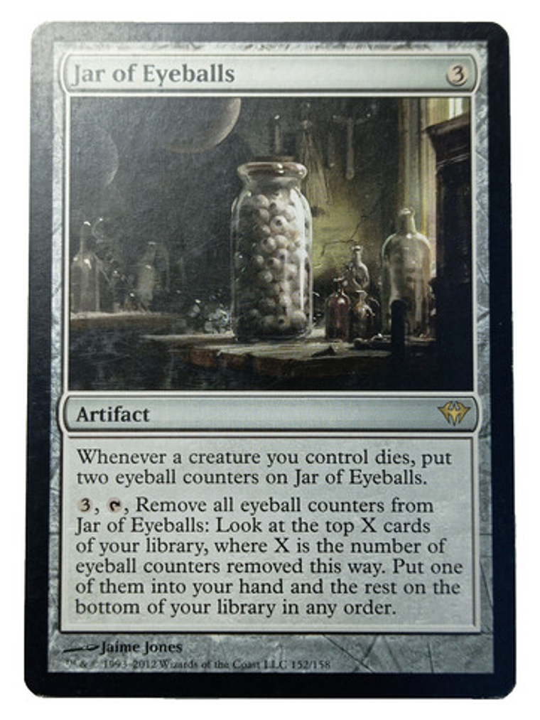 Carta Magic Jar Of Eyeballs [dark Ascension] Mtg Artifact 1