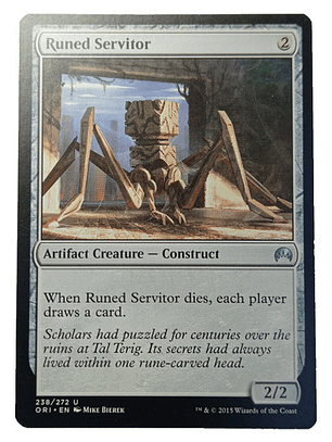 Carta Magic Runed Servitor [origins] Mtg Artifact