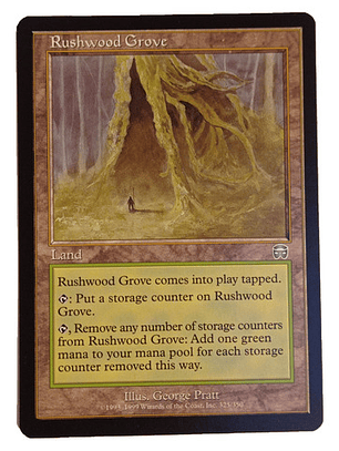 Carta Magic Rushwood Grove [mercadian] Mtg Land