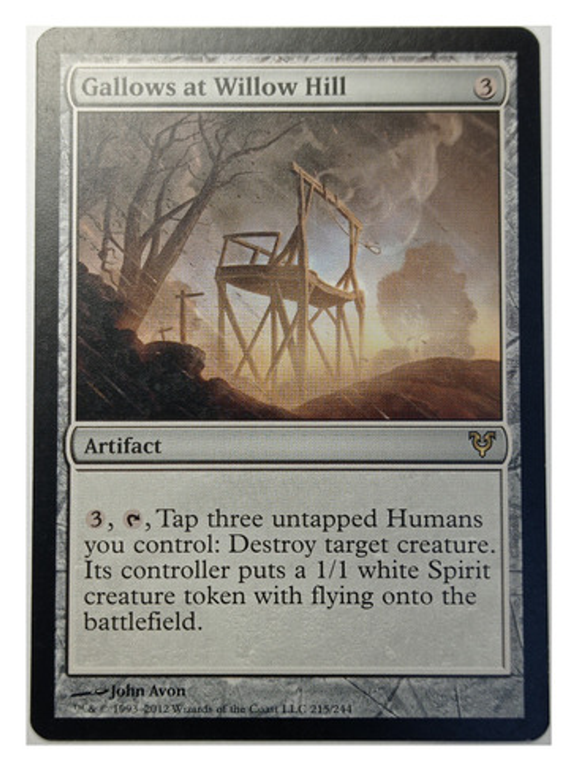 Carta Magic Gallows At Willow Hill [avacyn] Mtg Artifact 1
