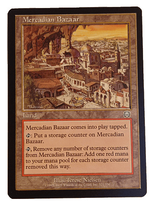 Carta Magic Mercadian Bazaar [mercadian] Mtg Land