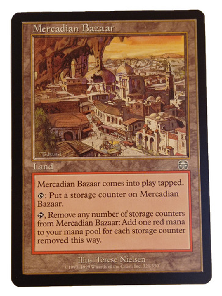 Carta Magic Mercadian Bazaar [mercadian] Mtg Land 1