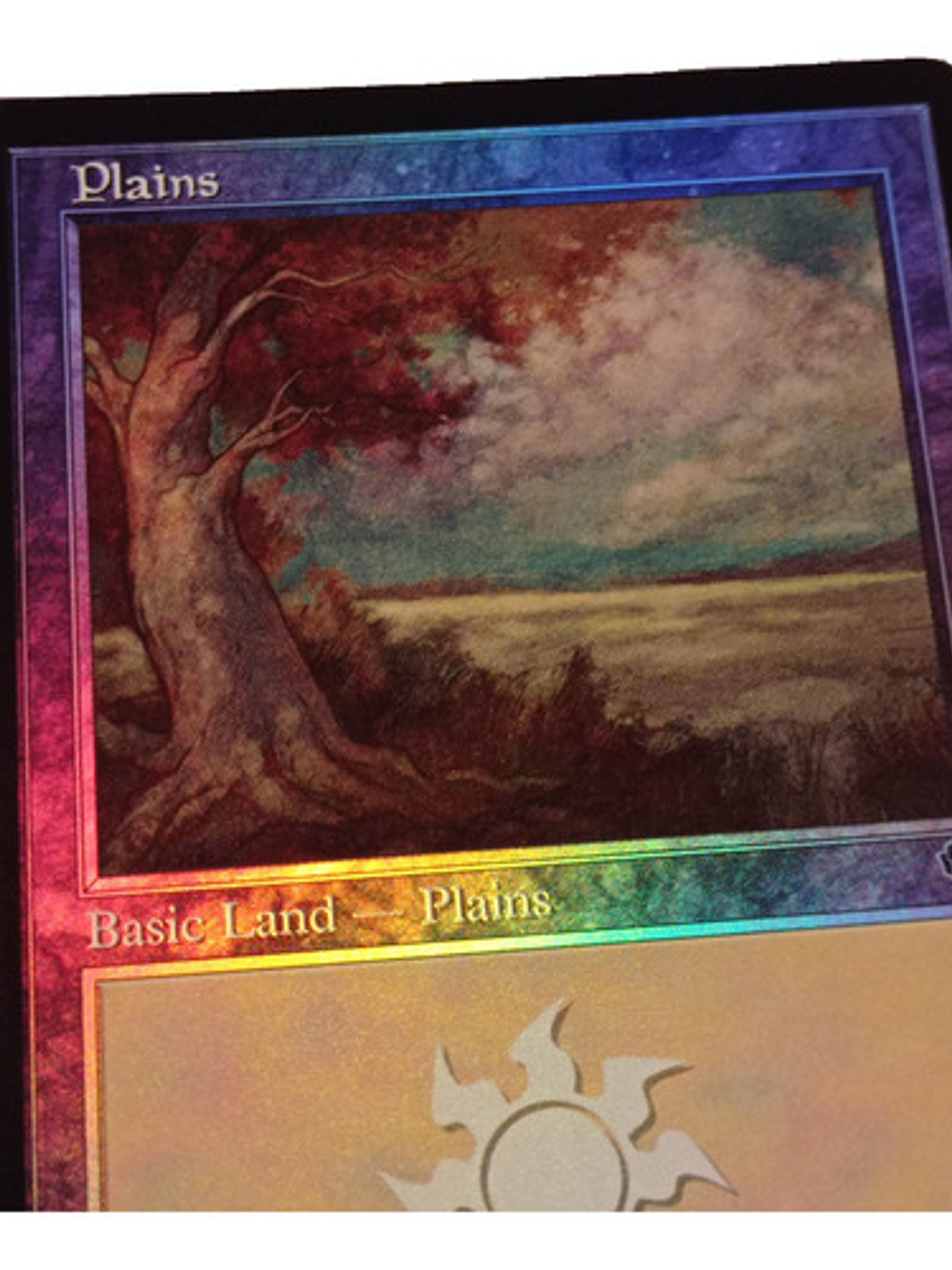 Carta Magic Commander Masters Plains Land (foil) Mtg 2