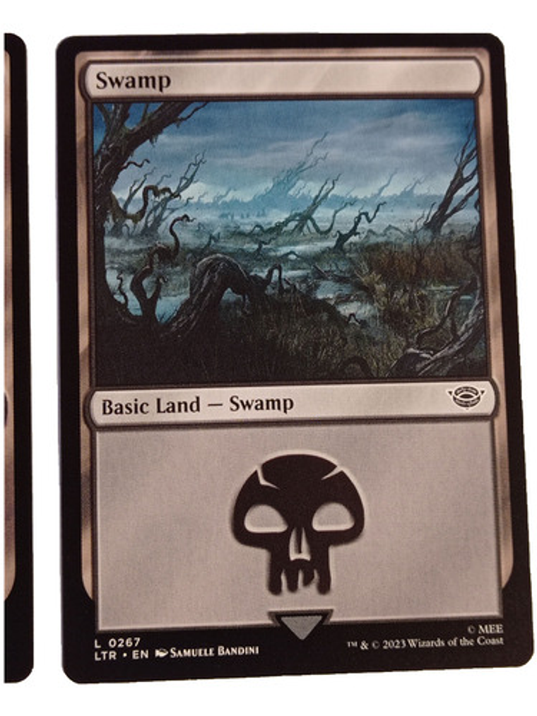 2 Cartas Magic Lord Of The Rings Swamp Land Mtg Lotr 2