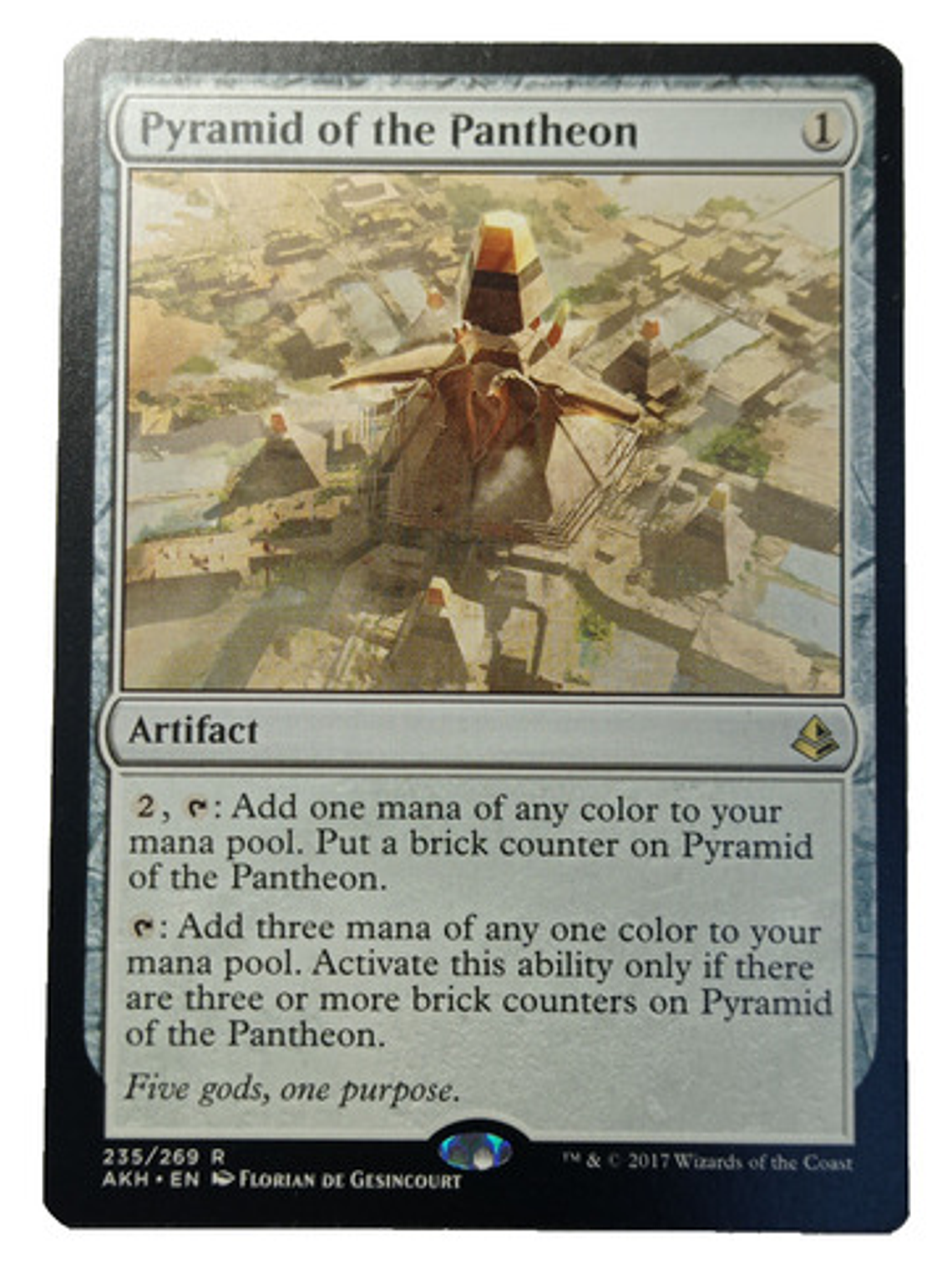 Carta Magic Pyramid Of The Pantheon [amonkhet] Mtg Artifact 1