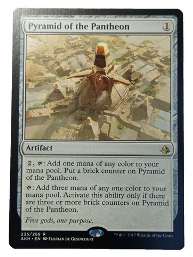 Carta Magic Pyramid Of The Pantheon [amonkhet] Mtg Artifact 1