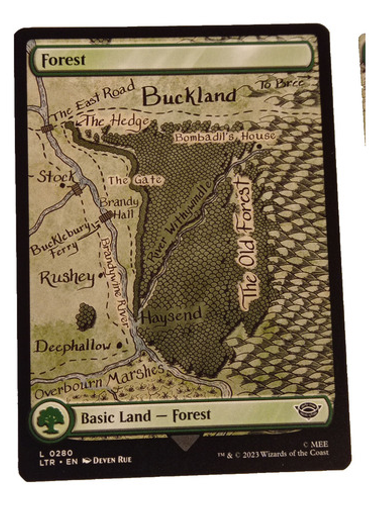 2 Cartas Magic Lord Of The Rings Forest Lands Mtg Lotr 2
