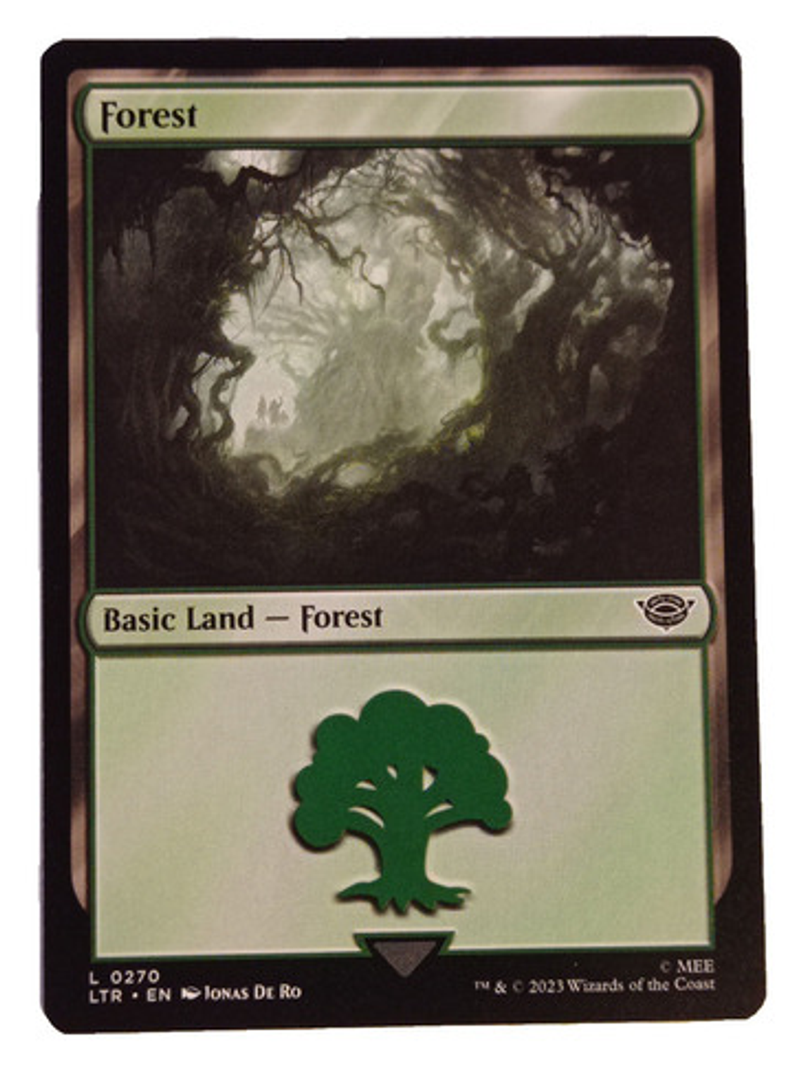 Carta Magic Lord Of The Rings Forest Land Mtg 1