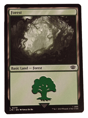 Carta Magic Lord Of The Rings Forest Land Mtg