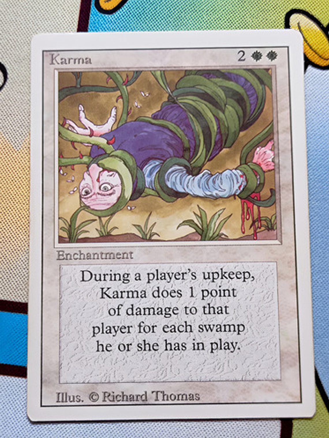 Carta Magic Karma 1994 Revised Ed Mtg Karma 1