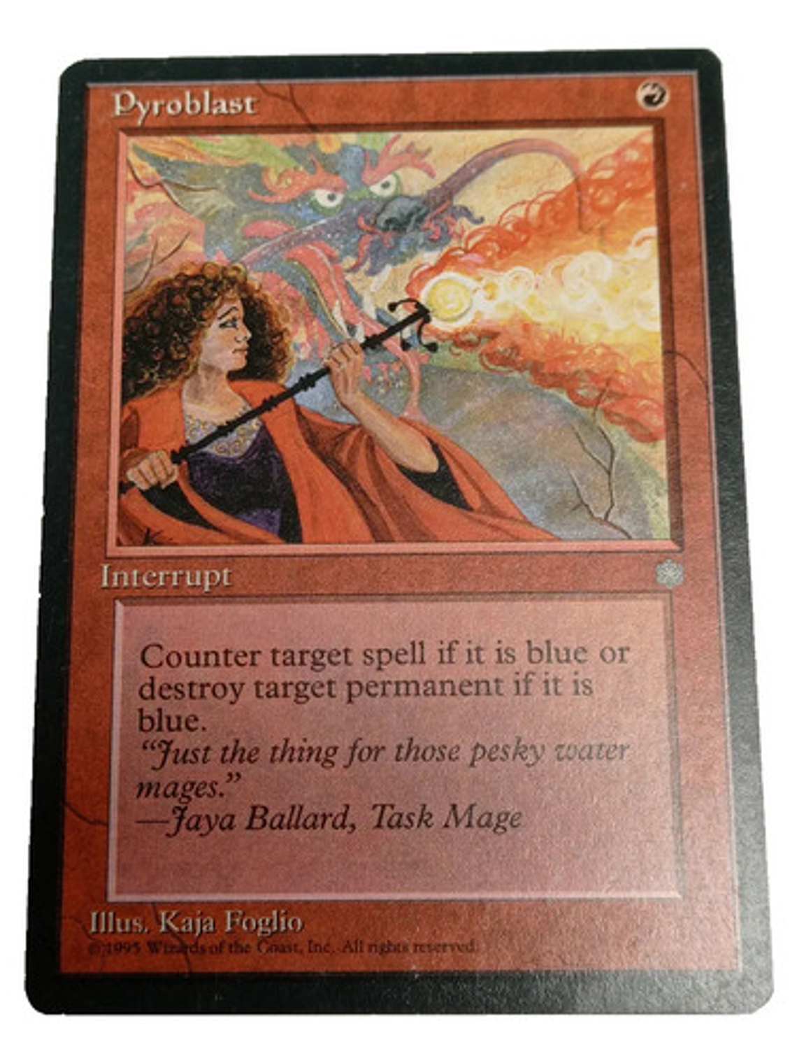 Carta Magic Pyroblast [ice Age] Mtg Instant Pyroblast 1