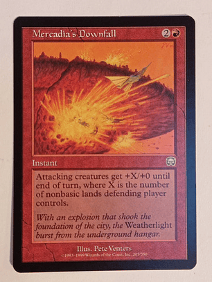 Carta Magic Mercadia's Downfall [mercadian Masques] Mtg Merc