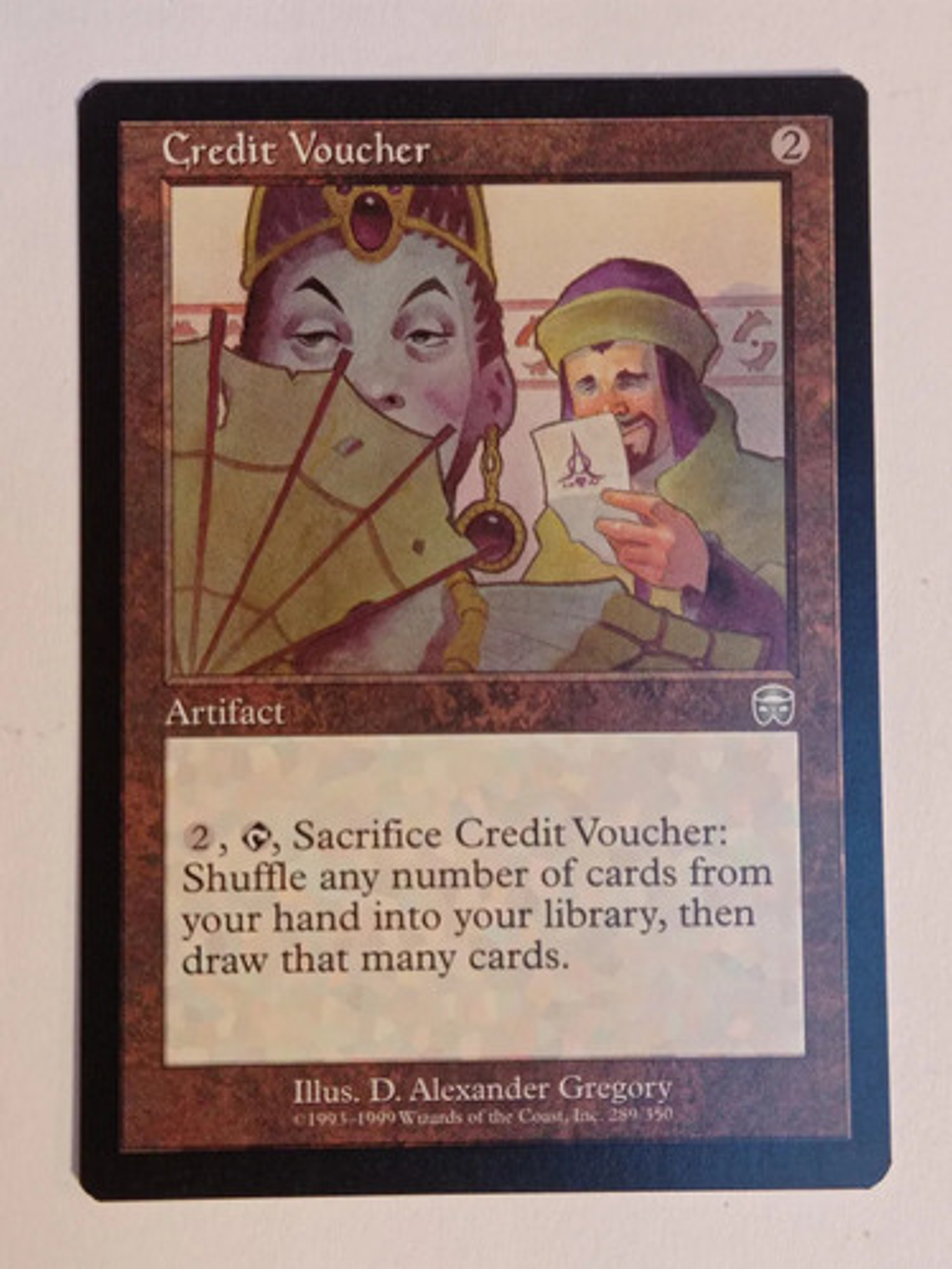 Carta Magic Credit Voucher [mercadian Masques] Mtg Artifact  1