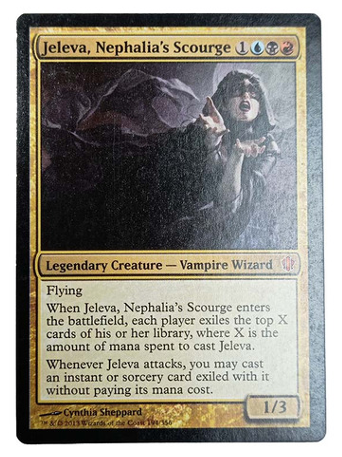 Carta Magic Jeleva Nephalia's Scourge [c13] Mtg Vampire 1