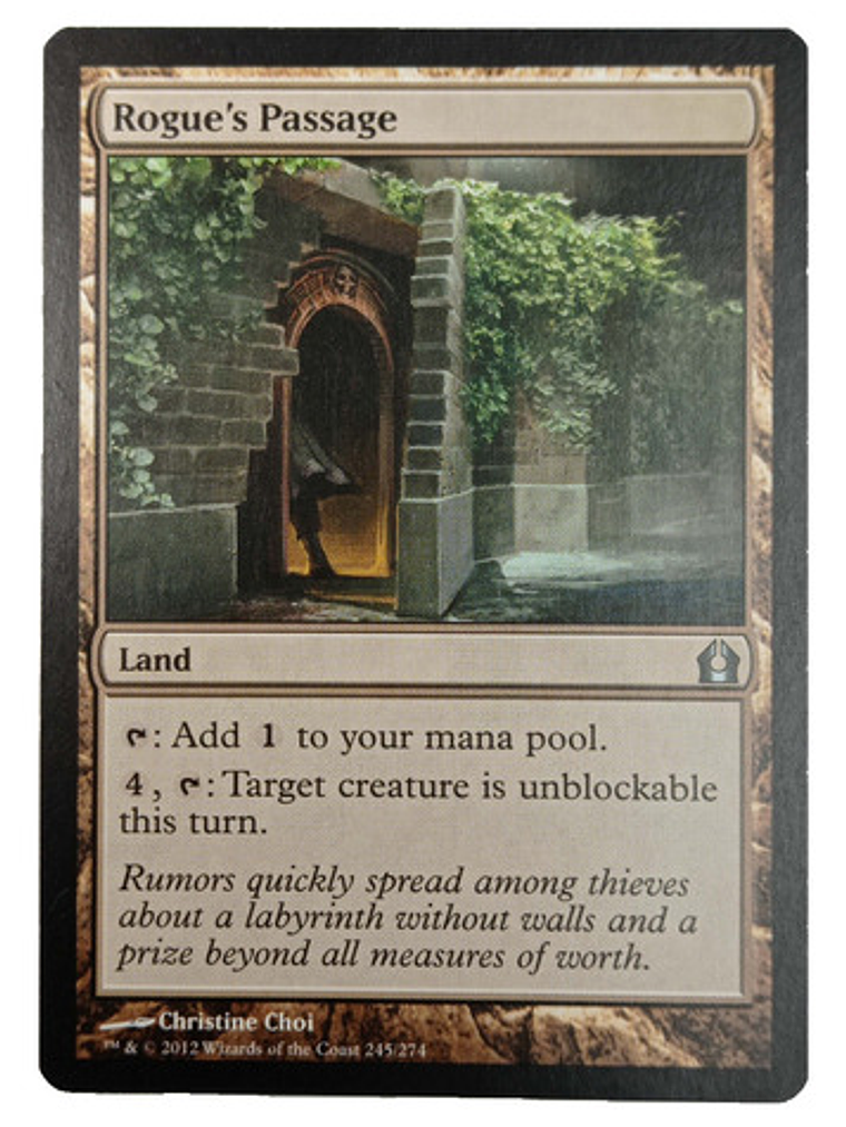 Carta Magic Rogue's Passage [ravnica] Mtg Land 1
