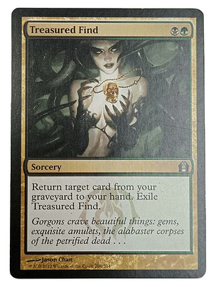 Carta Magic Treasured Find [ravnica] Mtg Sorcery Treasured F