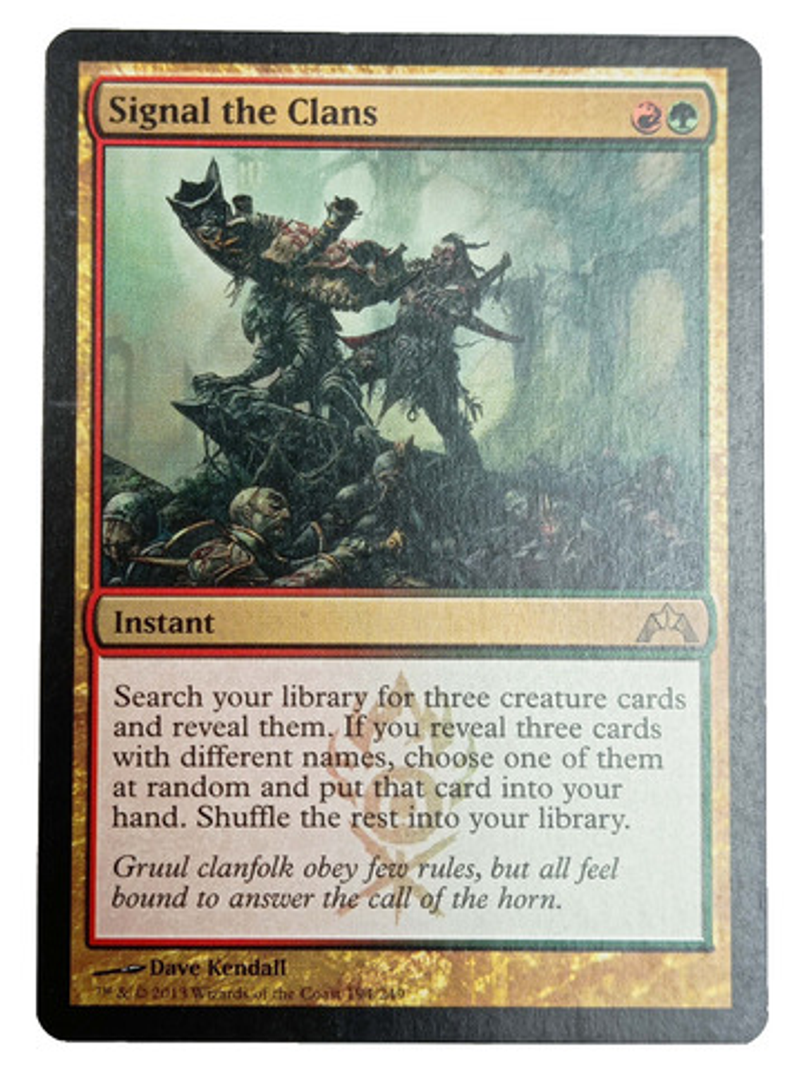 Carta Magic Signal The Clans [gatecrash] Mtg Instant 1