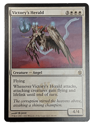 Carta Magic Victory's Herald [mirrodin] Mtg Angel
