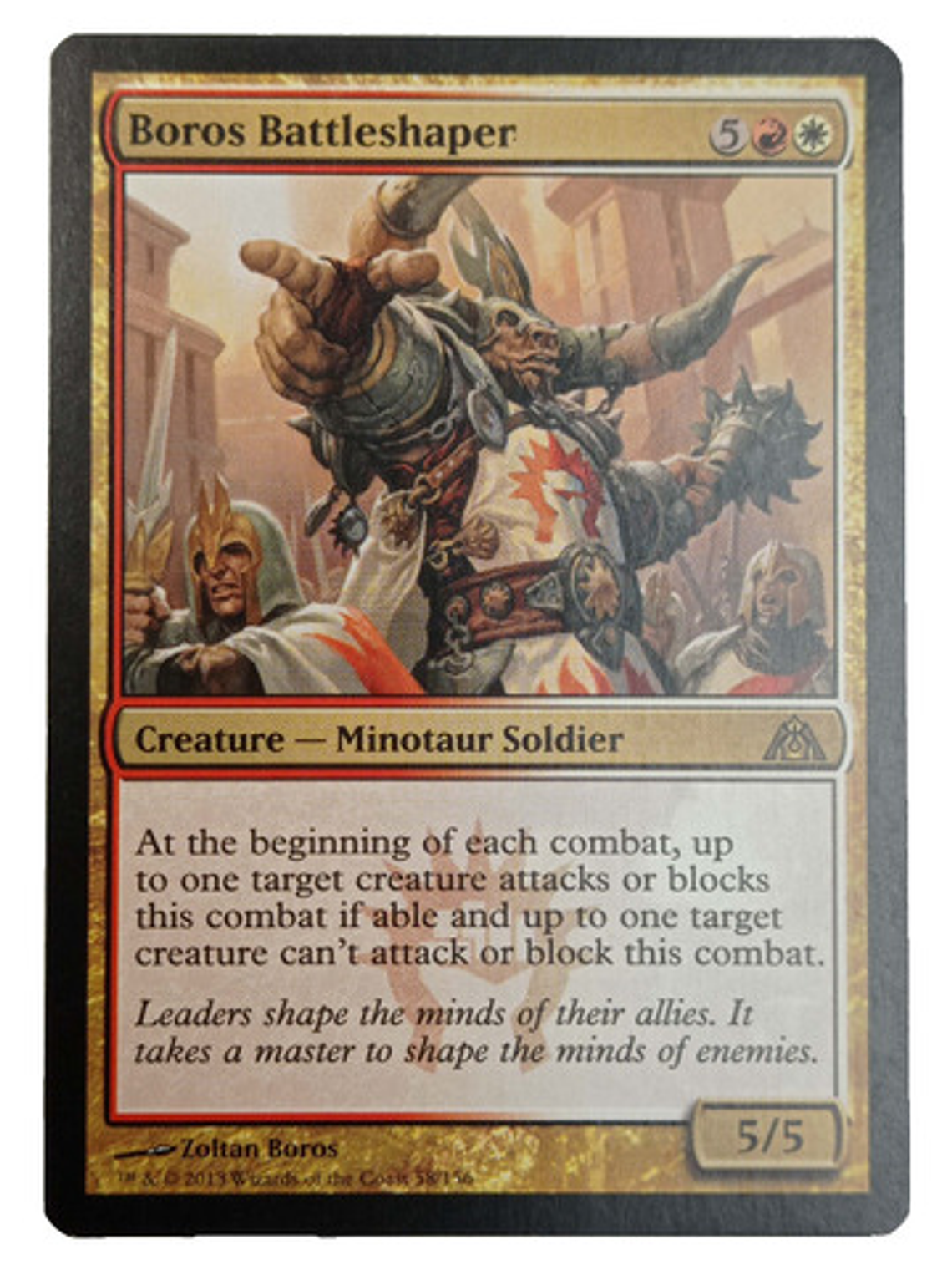 Carta Magic Boros Battleshaper [dragon Maze] Mtg 1