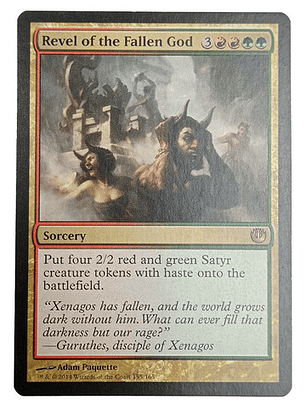 Carta Magic Revel Of The Fallen God [nyx] Mtg Cyclops