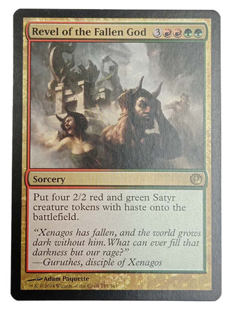 Carta Magic Revel Of The Fallen God [nyx] Mtg Cyclops 1