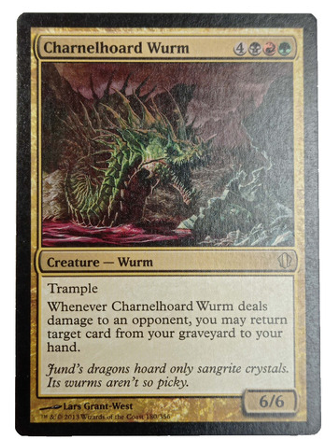 Carta Magic Charnelhoard Wurm [c13] Mtg Wurm 1