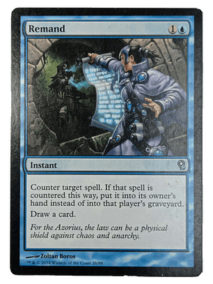 Carta Magic Remand [jace V Vraska] Mtg Instant