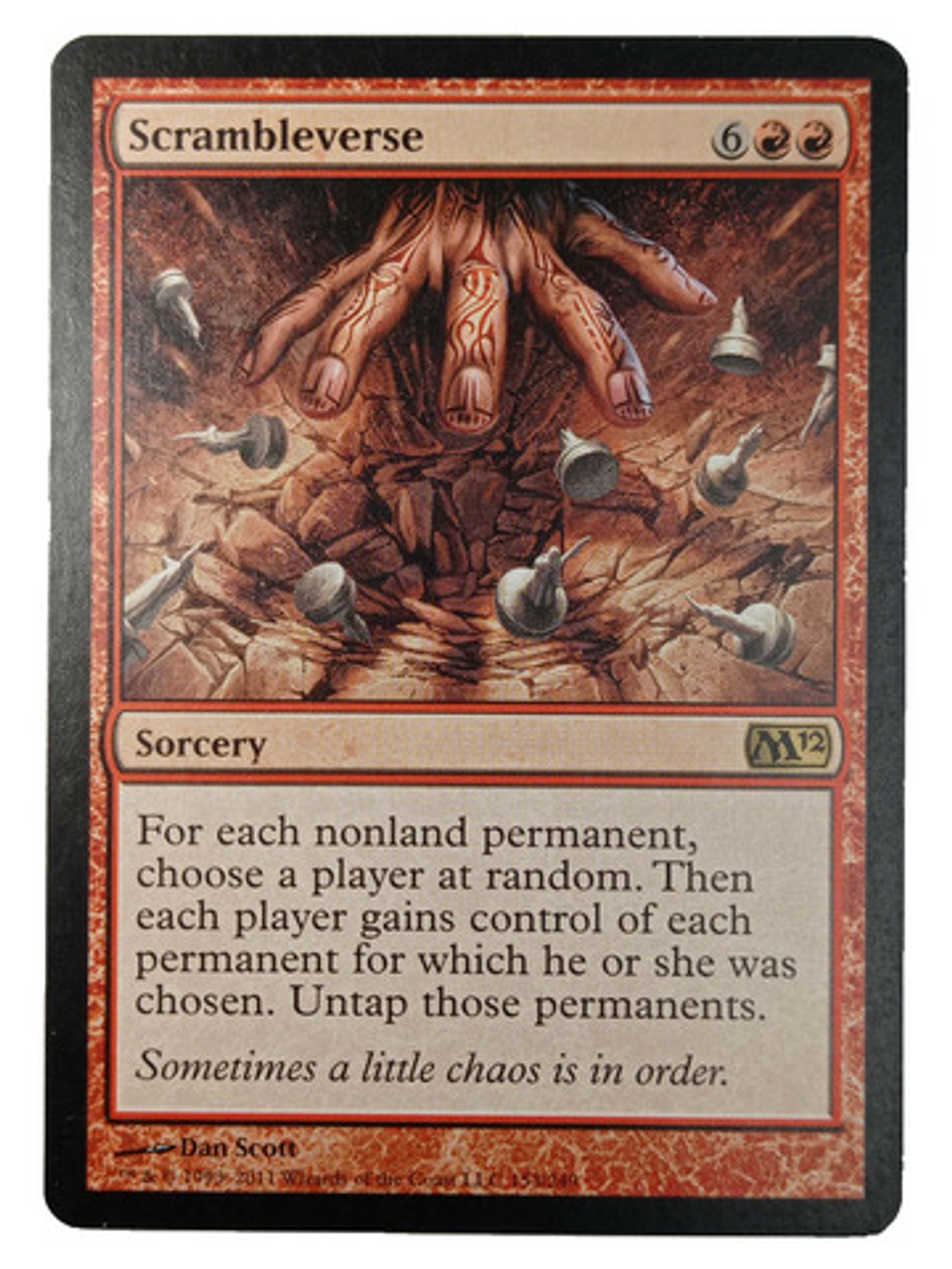 Carta Magic Scrambleverse [m12] Mtg Sorcery 1