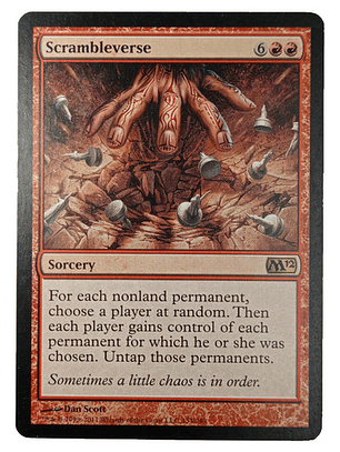 Carta Magic Scrambleverse [m12] Mtg Sorcery