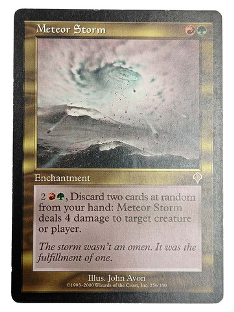 Carta Magic Meteor Storm [invasion] Mtg Enchantment 1