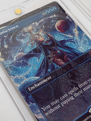 Carta Magic Omniscience (confetti Foil) [wilds Eldraine] Mtg