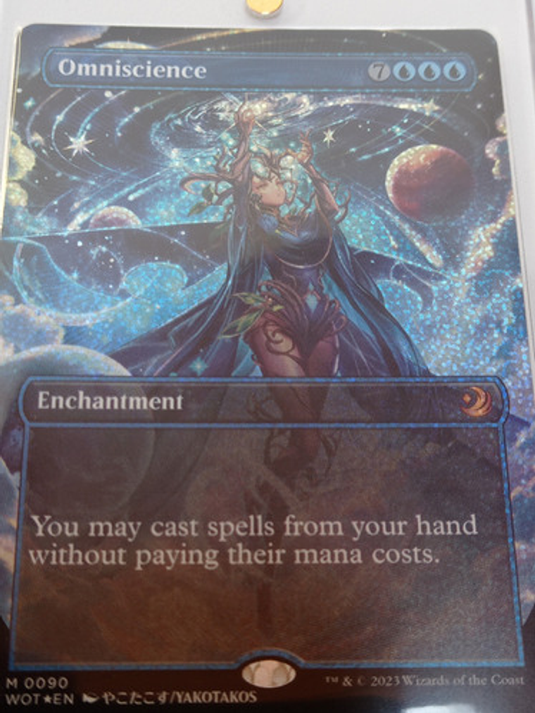 Carta Magic Omniscience (confetti Foil) [wilds Eldraine] Mtg 2