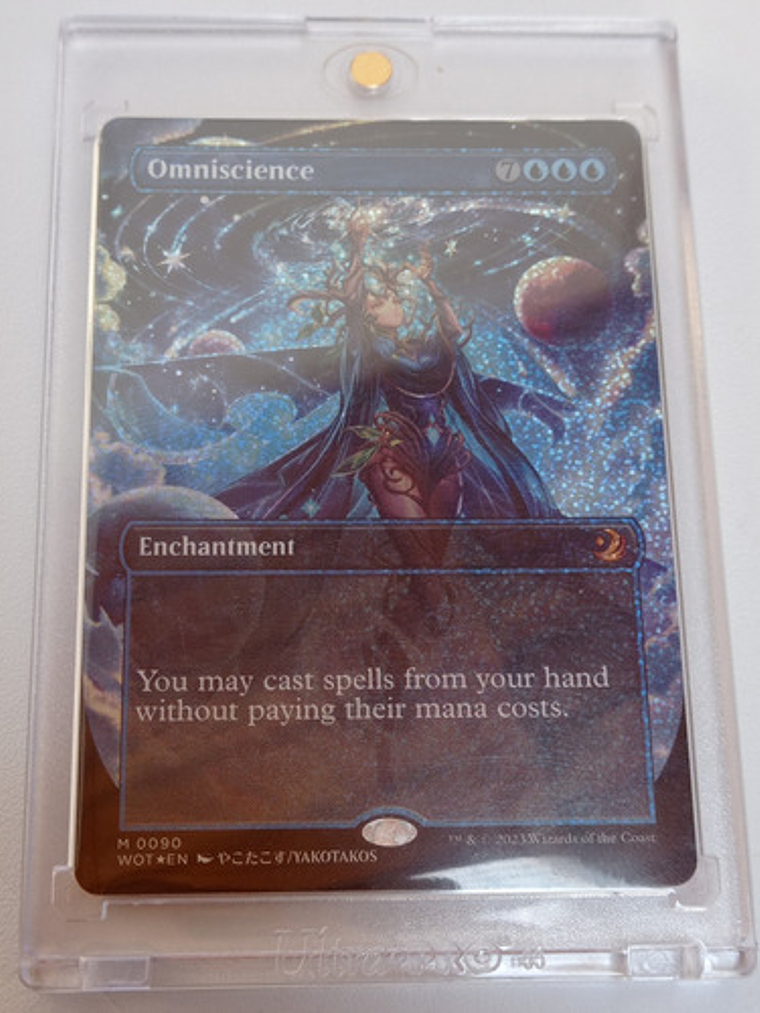 Carta Magic Omniscience (confetti Foil) [wilds Eldraine] Mtg 3