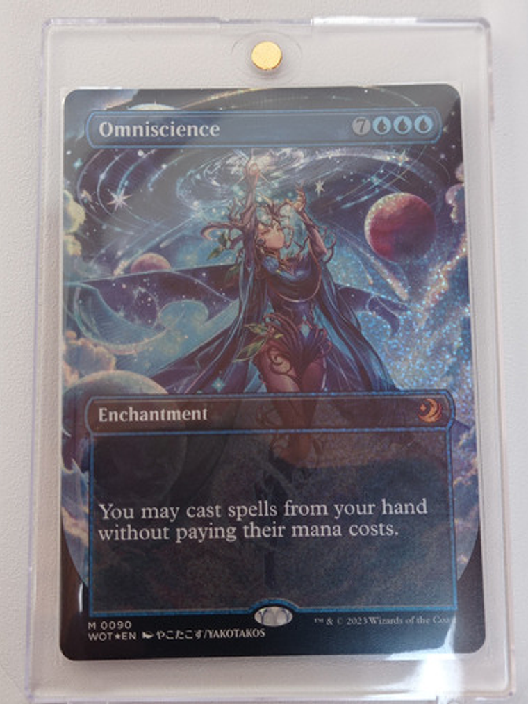 Carta Magic Omniscience (confetti Foil) [wilds Eldraine] Mtg 4