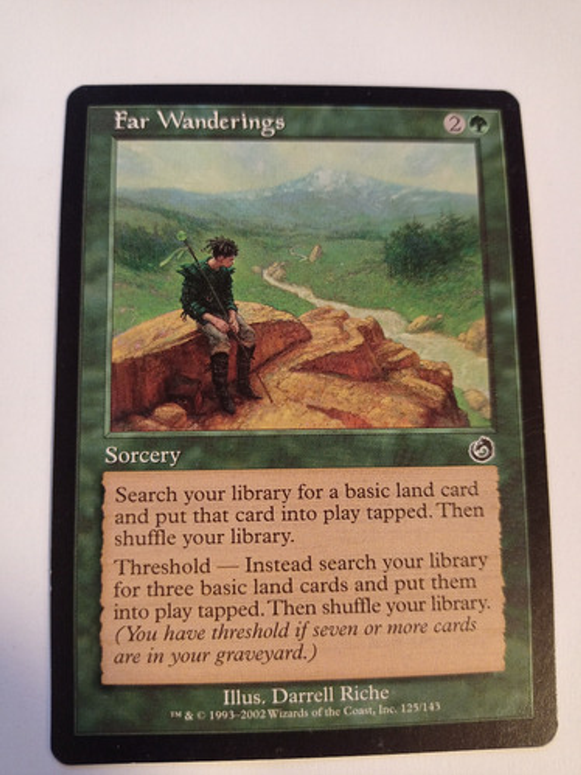 Carta Magic Far Wanderings [torment] Mtg Sorcery 1