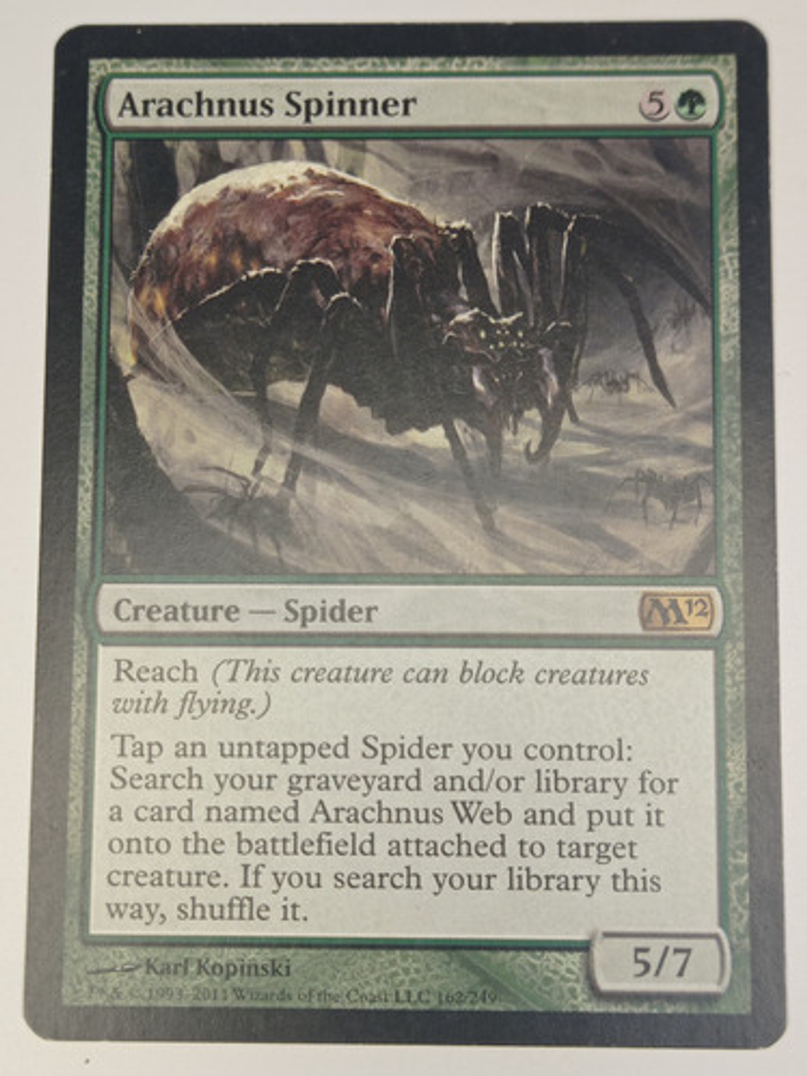 Carta Magic Arachnus Spinner [magic 2012] Mtg Spider 1