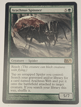 Carta Magic Arachnus Spinner [magic 2012] Mtg Spider