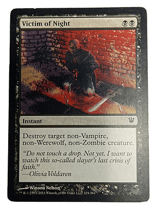 Carta Magic Victim Of Night [innistrad] Mtg Instant