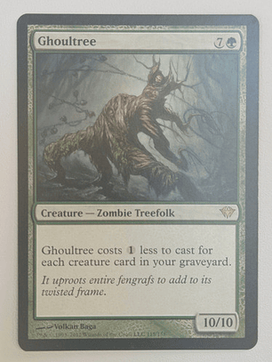 Carta Magic Ghoultree [dark Ascension] Mtg Zombie Treefolk