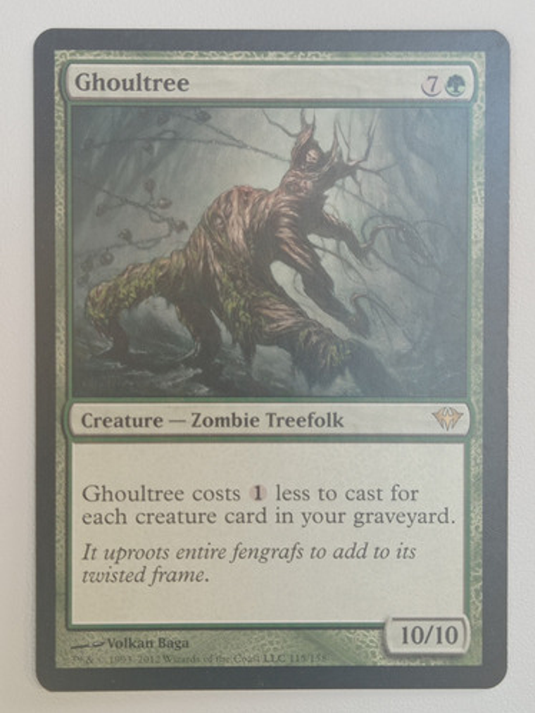 Carta Magic Ghoultree [dark Ascension] Mtg Zombie Treefolk 1