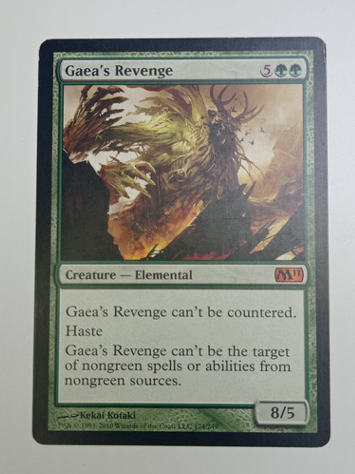 Carta Magic Gaea's Revenge [m11] Mtg Elemental 1
