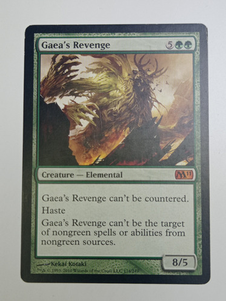 Carta Magic Gaea's Revenge [m11] Mtg Elemental 1