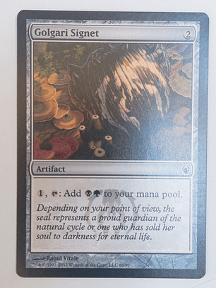 Carta Magic Golgari Signet [izzet Golgari] Mtg Artifact