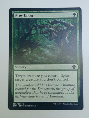 Carta Magic Prey Upon [eldritch Moon] Mtg Sorcery