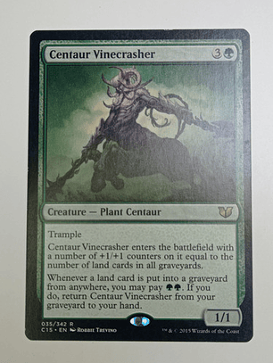 Carta Magic Centaur Vinecrasher [c15] Mtg Creature