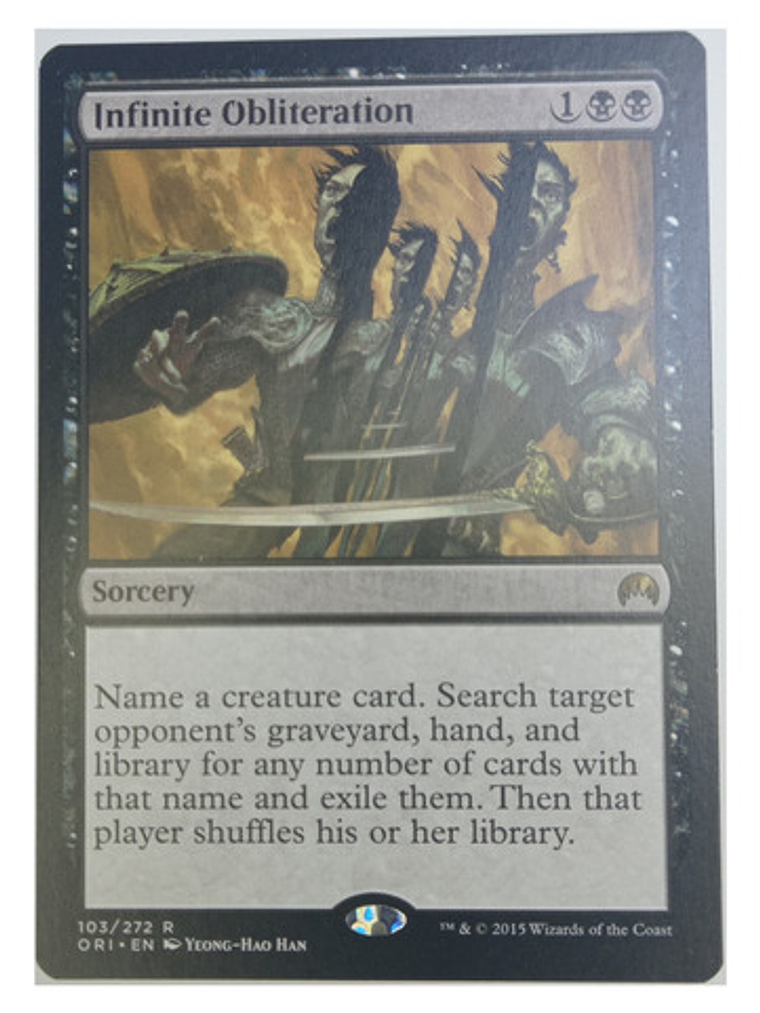 Carta Magic Infinite Obliteration [origins] Mtg Sorcery 1