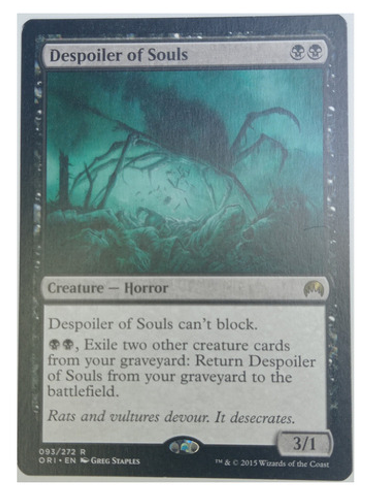 Carta Magic Despoiler Of Souls [origins] Mtg Horror 1