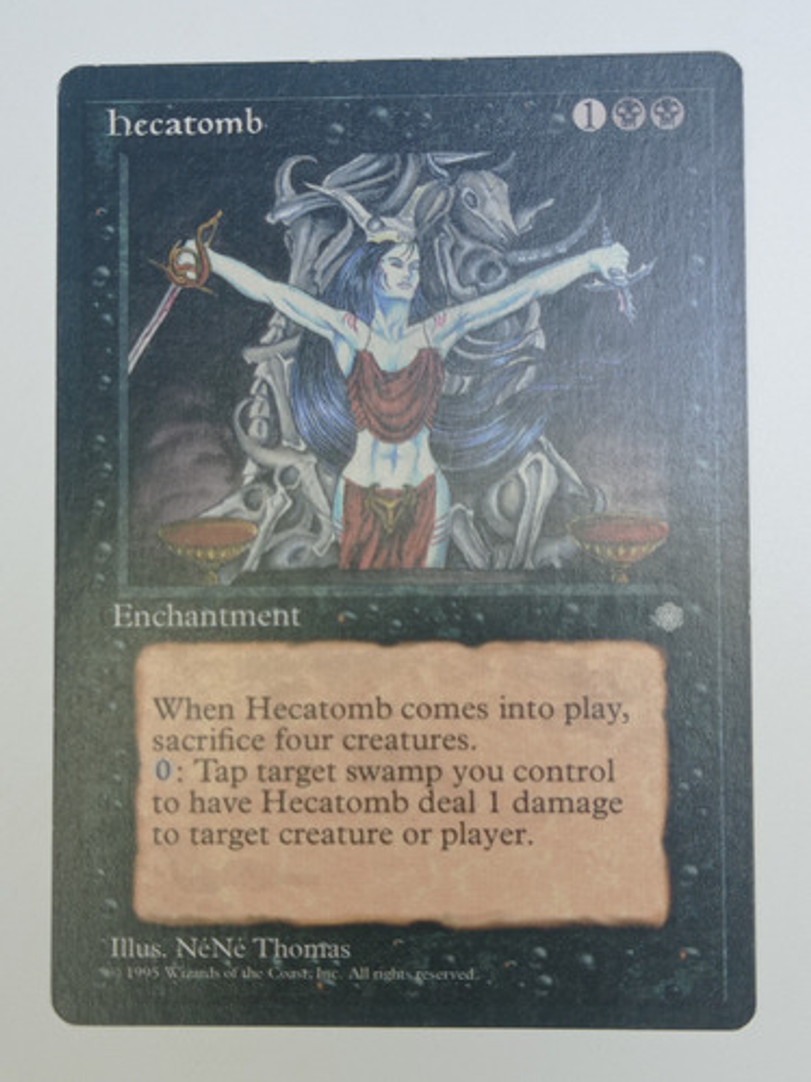 Carta Magic Hecatomb [ice Age] Mtg Enchantment 1